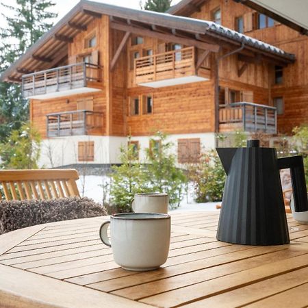 4-Room Apartment With Garden, Gym And Shared Spa Megeve Exterior photo